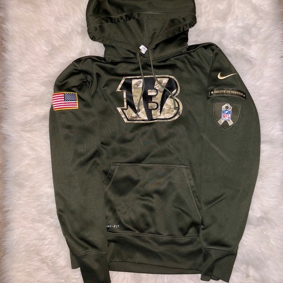 salute to service bengals hoodie